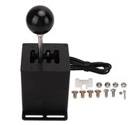 Akozon Sequential H Gear Shifter, 8 Speed PC USB Simulation Game H Gear Shifter Micro Switch Sensor for Logitech G29 G27 GT Racing Games
