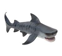Akozon Sharks Model Simulation Marine Ocean Sea Life Toy Figure - Megalodon, Hammerhead, Great White & Tiger Sharks - Educational & Imaginative Play for Kids (#4)