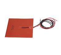 Akozon Silicone Heater Pad Heating Mat 180℃ 200x200mm 200W Accessory for 3D Printer Hotbed DC24V Professional Accessories (DC24V)