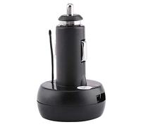 Akozon Smart Dual LED Voltmeter Thermometer USB Car - Fast Charging, ReaLTime Voltage Measurement for 12V24V Vehicles (green+red)