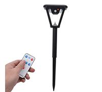 Akozon Solar Garden Light Solar Garden Light 100 LED 5 Modes Remote Control Outdoor Waterproof Landscape Lights 2000LM