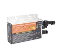 Akozon Solar Micro Inverter Grid Tie 18V60V, 92% Conversion Efficiency, Design for AC220V Grid Connection, Compact Size for Easy Installation (PVGS-350W(18-60V)-AC220V)