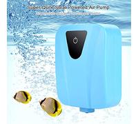 Akozon Solar Powered USB Air Pump - Oxygenator for Outdoor Pools & Ponds, 3600mAh Battery, Silent Operation