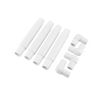 Akozon Square Rectangle Plastic Clip Frame for Embroidery Cross Stitch Quilting Needlepoint Tool, Fabric Painting and Embroidery (27.9*27.9cm) - White Metal, Plastic