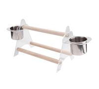 Akozon Stand Pet Birds with Feeder - Multi Purpose Stand Flying and Exercising Small and Medium Birds - Pet Supplies//Birdcage Accessories/Birdcage