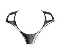 Akozon Steering Wheel Frame Trim Carbon Fiber Pattern Steering Wheel Decoration Frame Trim Accessories for 3 Series E90 E92 E93