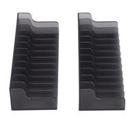 Akozon Storage Holder, Game Card Storage Holder Game Card Box for Display Multi-Function Disc ABS One Display Box Multi-Function Disc + cd rack small