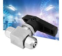 Akozon Straight in 304 Stainless Steel Ball Valve, Quick Twisting Valve for Water & Air Pipes - Resistant & Proof Design (Straight Through 12 * 8mm)