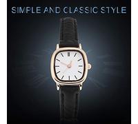 Akozon Sure Here are The Optimized Selling Points Based On Provided Content Tailored for A9 Algorithm Featurescomfortable Wear Crafted with A Pu Strap This Watch Ensures (Black Belt and White Plate)