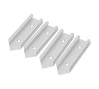 Akozon t Track Intersection Kit, T Track Connector, 4 pcs T Slot Miter Track Jig Fixture Slot Connector for Router Table Woodworking Tool Workbenches Jigs and Fixtures