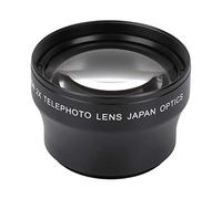 Akozon Telephoto Lens For Ring Camera, 37Mm Thread, 37mm Telephoto Lens 2X Conversion Lens Large Aperture Wide Angle Lens for Any Camera with 37mm Lens Thread and with 46mm Front Thread for Filter