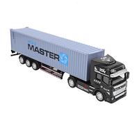 Akozon Title: Highly Detailed Container Truck Model, Realistic Car Toys for Kids, 48 Alloy Vehicle with Removable Body (Container Truck)