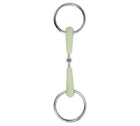 Akozon Title: Horse Snaffle Bit - Rubber Wrapped Stainless Steel Loose Ring Mouth Bit for Training and Riding - Comfortable, Safe, and Attractive Design for Horses
