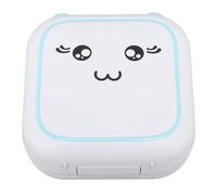 Akozon Title: Mini Pocket Printer Portable Thermal Printer with Paper - Ideal for Notes, Journals, Photos, and Office Use (Blue)