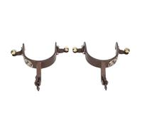 Akozon Title: Vintage Bronze Cowboy Spurs - Low Carbon Steel Western Horse Spurs with Turnable Gear for Riding Accessories