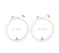 Akozon Top Hoses, Hydraulic Hose Lines Top Hydraulic Hose Assembly 1 Pair HYDTH65-04M PVC Brass Adapters Direct Replacement for GT Cobra Convertible 1994-2004