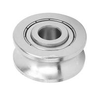 Akozon Track Guide Roller Bearing High Carbon Chrome Bearing Steel 12 X 39.3 X 20mm Track Guide Roller (LFR5201-14 KDD)