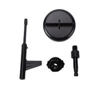 Akozon Transmission Oil Filling Tool 4 Pcs Set Aluminum Alloy | ABS Aluminum Alloy, ATF Adapter Kit, Automatic Fluid Change, 9G Tronic Compatibility, 4 Piece Service Set