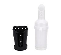 Akozon Turf Cart Sand Bottle and Holder Kit with 35 Oz Capacity for Divot Repair, Drill Mount Sand Container with Curved Neck, Storage Solution for Course Maintenance