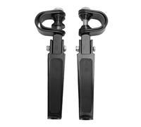 Akozon U Clamp Footpeg Adjustable Universal Crash Bar Highway 1 Inch 1.25 Inches Engine Guard Metric Motorcycle Folding Design