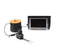 Akozon Underwater Fishing Camera Water Proof 5MP 1080P Wide Angle with 4.3 Inch Screen and 164ft Cable for Ice Fishing Activities