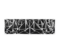 Akozon Unique Triangles Car Decoration Stickers Universal DIY Body Sticker Long Stripe for SUV Truck Door Sports Racing Decals Decorative 2M60CM 12 DAY Delivered Graphics (Black)