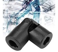 Akozon Universal Joint Shaft Coupling Motor Connector for Steering, Metal U Joint 15mm Inner, 32mm Outer, 85mm Length for Model Cars, Ships, Robots