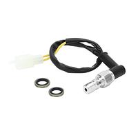 Akozon Universal Motorcycle Oil Hose Hydraulic Pump Rear Brake Light Switch Line Professional Grade High Performance Enhancement for Most Motorcycles (Bent Head)