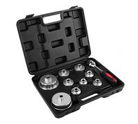 Akozon Universal Oil Filter Wrench Cap Socket Remover Set for Various Vehicles