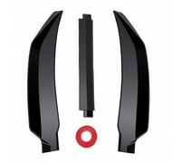 Akozon Universal Rear Trunk Spoiler Lip Wing 120cm 3 Section Design Aerodynamic Glossy Black Rubber with Automotive Tape for Most Sedans Coupes Hatchbacks