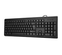 Akozon USB Wired Keyboard T15-104 Keys Silent Business Keyboard for PC & Laptop | Mute Key Design, Ergonomic Layout, Plug and Play, Long Cable