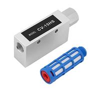 Akozon Vacuum Ejector, CV-15HS Vacuum Generator Pneumatic Air Exhaust Ejector with Silencer