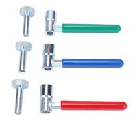 Akozon Valve Clearance Adjustable Wrench Set 9 Combinations Metal | Metal Rubber, 8mm 9mm 10mm Knobs, 3mm 4mm Square Tips, Tappet Tool Kit, Motorcycle ATV Use, Four Stroke Fit