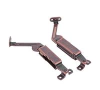 Akozon Versatile Lid Hinge Spring Support for Cabinets - Adjustable Iron Hardware for Home, Office & Workshop (Long arm)