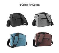 Akozon Versatile SLR/DSLR Camera Bag with Design, Padded Protection, and Multiple Storage Options Ideal for Photography Enthusiasts (Coffee)