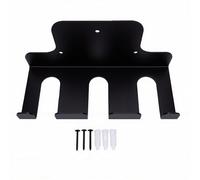 Akozon Vertical Barbell Holder, Wall Mount 3 Slots Auto Repair Tool Rack with Screws Tool Storage Rack Metal Thick Powder Coated for Workshop Race Trailers Repair Shop