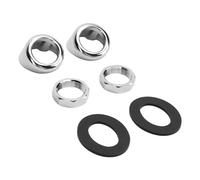 Akozon Windshield Wiper Wheel Box Bezel Kit ABS Chrome 519988Z for Mini MKI Hatchback Classic 1959-1993, Replacement for Austin Healey, MG Midget, Spitfire