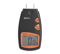 Akozon Wood Moisture Meter, MD912 Digital LCD 2 Pin Wood Moisture Meter Detector Timber Hygrometer Humidity Tester for Wood, Sheetrock, Carpets,etc 2-Pin Sensor (Range 2% - 70% RH; Accuracy: 0.5%)