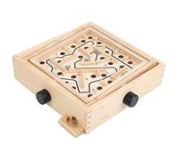 Akozon Wooden Children Maze Board Game - Educational 3D Maze Toy for Kids | Develops Fine Motor Skills and Concentration | Safe and Eco-Friendly Toy (ohye-hand-cranked maze)