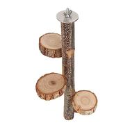 Akozon Wooden Hanging Stand Toy Parrots with Expanding Activity Space - Pet Supplies/Birds/Birdcage Accessories/Birdcage Stands