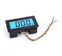 Akozon YB5135DB LCD Digital Voltmeter 12V-24V DC 3-Wire (Fully sealed | ABS Gehäuse, stoßfestes Design, für Auto, Marine, Wohnmobil, digitale Spannungsanzeige