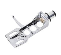 Akozon Zinc Alloy Phono Headshell Replacement with Lead Wires for Tonearm - Universal Head Shell for Record Players