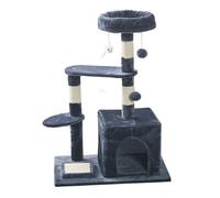 AKPHBKFG Cat scratching post, multi-layer plush cat climbing tower, large cat scratching post with decompression toys suitable for indoor cats to climb and relax A,60 * 40 * 87cm