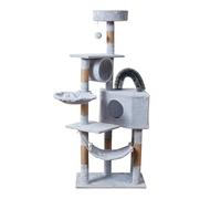 AKPHBKFG Cat scratching post Multi-layer plush cat climbing tower, plush cat bed, indoor cat scratching post Suitable for indoor cats to climb and relax in a variety of colors A,150 * 50 * 50cm