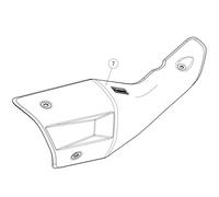 Akrapovic carbon heat shield without mounting material C 400 X/C 400 GT