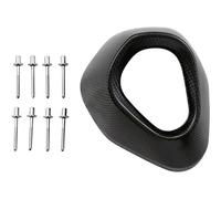 Akrapovic end cap set for carbon/black shock including rivet band & stainless...