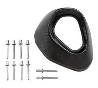Akrapovic end cap set for V4A/titanium shocks including rivet band & stainles...