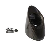 Akrapovic end cap set for V4A/titanium/carbon shocks including black stainles...