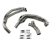 Akrapovic E-H10R7 Optional Headpipe for Slip-On Line Exhaust - Stainless Steel