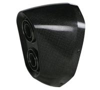 Akrapovic end cap set for carbon/black shock including rivet band & stainless...
